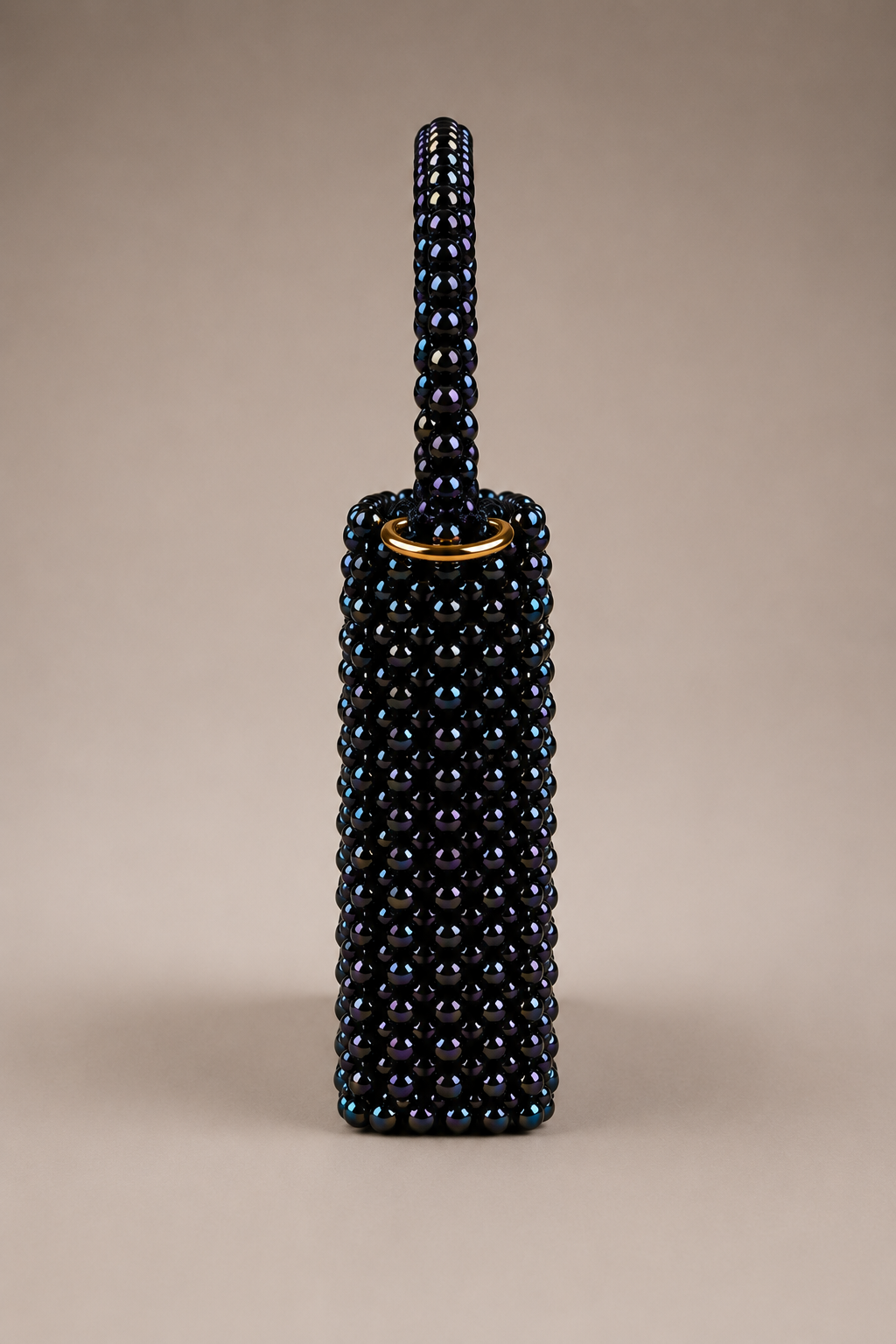 Ceylan Onyx Beaded bag, side profile
